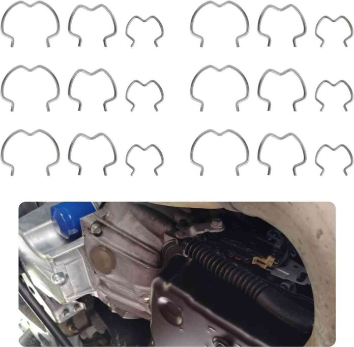 18PCS Transmission Cooler Line Retaining Clamps