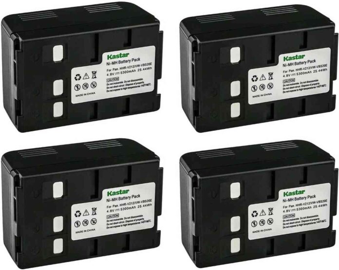 Kastar HHR-V212 / VW-VBS20E Battery 4-Pack