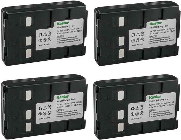 Kastar HHR-V211 / VW-VBS10E Battery 4-Pack